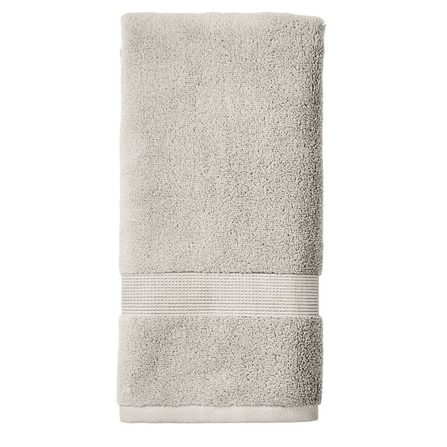 Better Homes & Gardens Signature Soft Hand Towel, Soft Silver