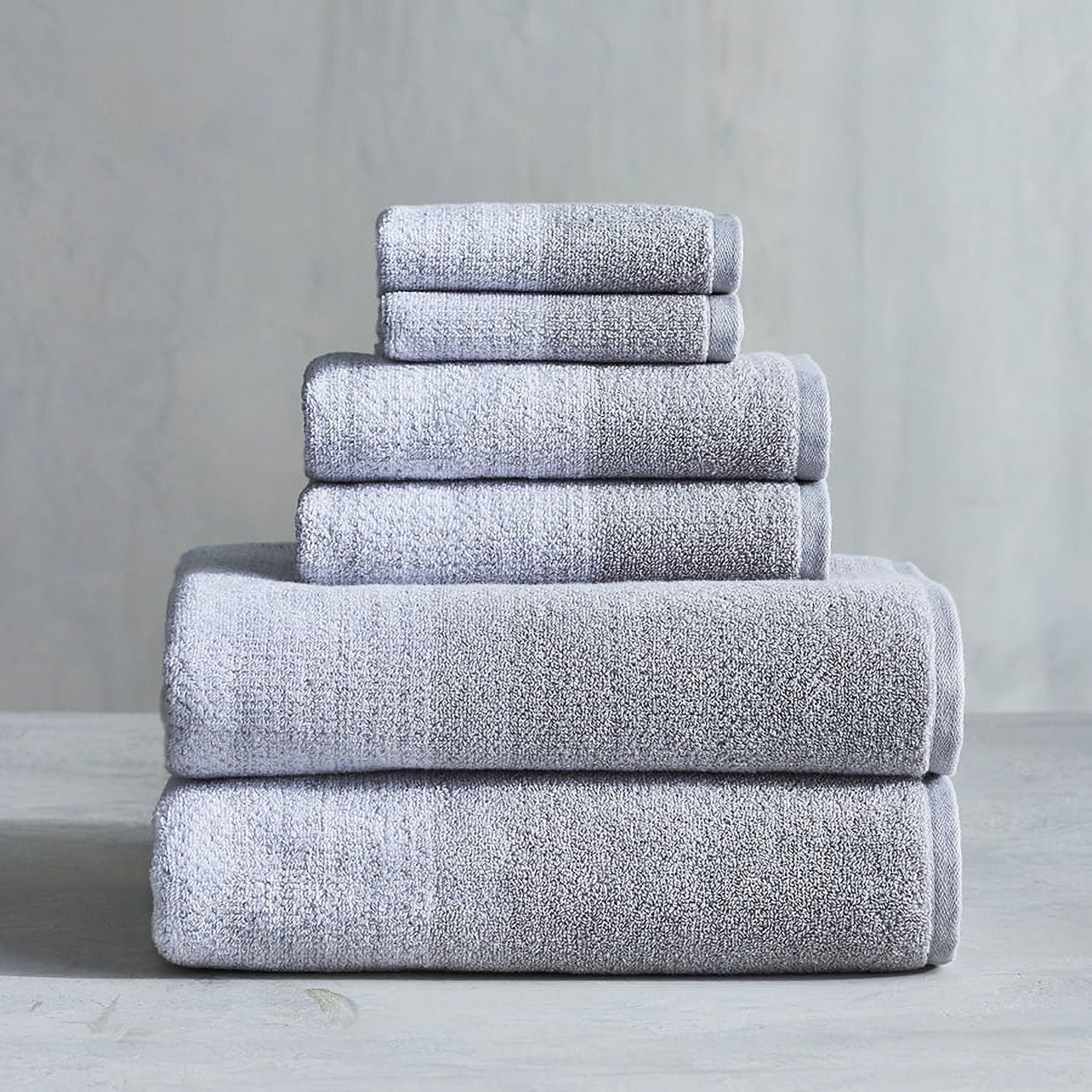 Better Homes & Gardens Signature Soft Textured 8 Piece Towel Set, Gray  Shadow - Walmart.com