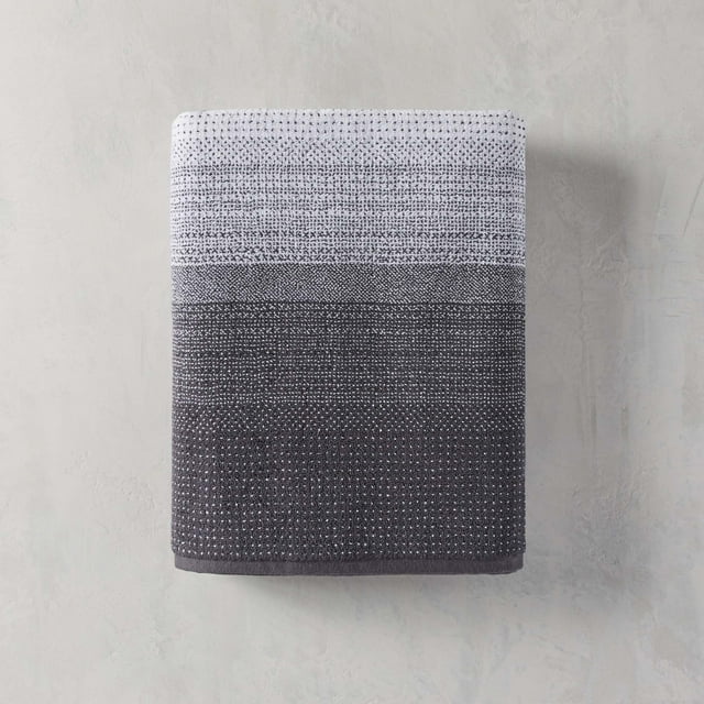 Better Homes & Gardens Signature Soft Heathered Bath Sheet, Gray