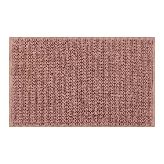 Better Homes & Gardens Signature Soft Looped Bath Mat, Old Rose, 20" x 34"