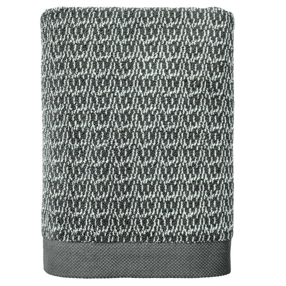 Better Homes & Gardens Signature Soft Cotton Mélange Bath Towel, Grey Flannel