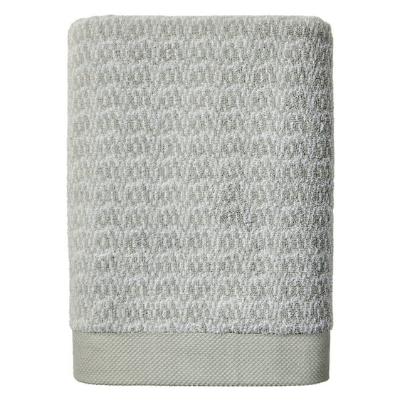 Better Homes & Gardens Signature Soft Cotton Mélange Bath Towel, Soft Cotton Silver