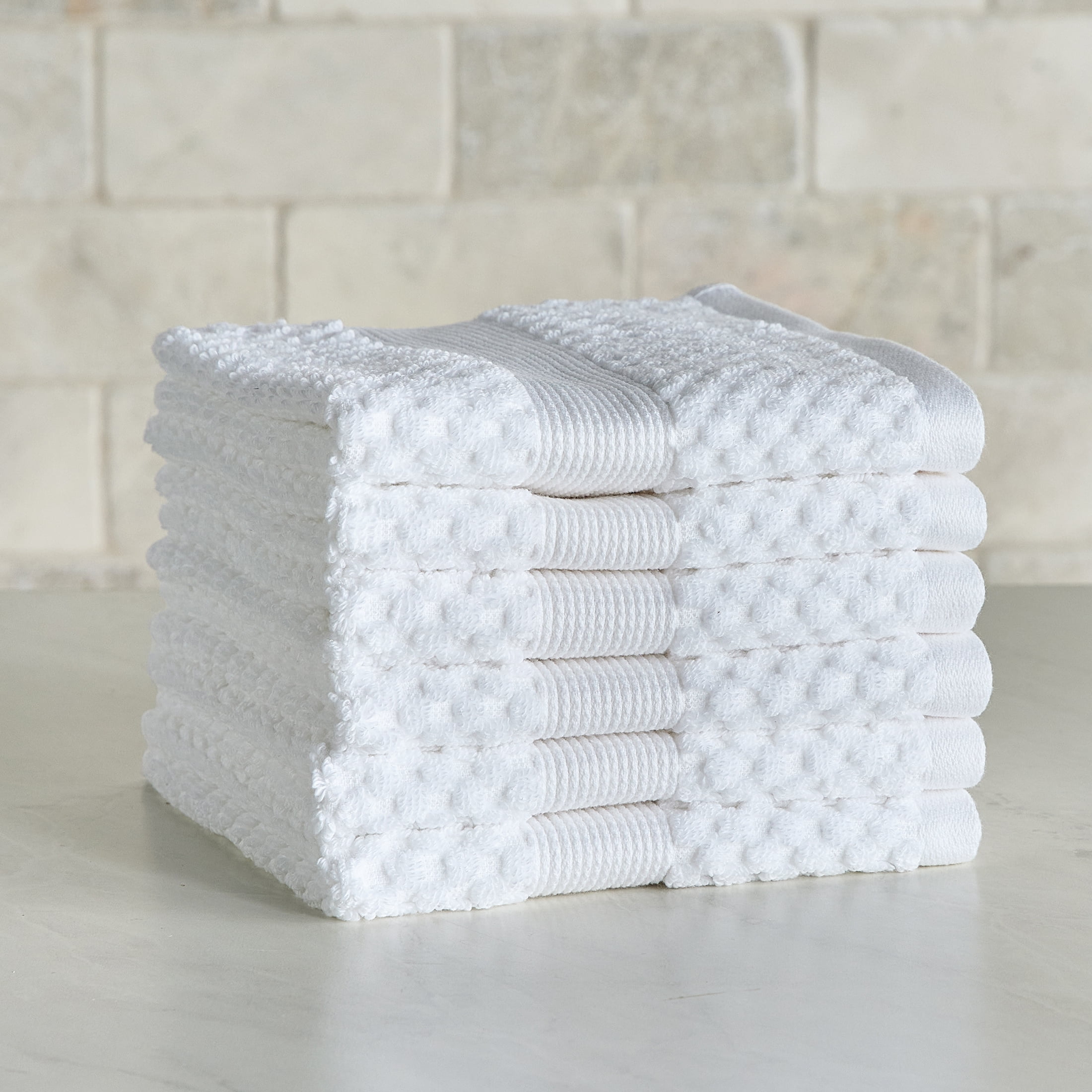 Better Homes & Gardens Signature Soft Popcorn Texture 6 PK Wash Bundle,White - Walmart.com