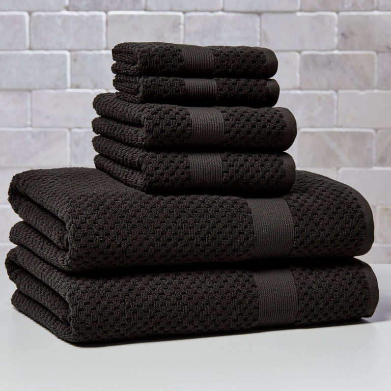 新品 pois ポワ towel touch knit Black タオルタッチ Better Homes & Gardens Signature Soft Cotton Popcorn Textured 6
