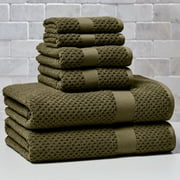 Better Homes & Gardens Signature Soft Cotton Popcorn Textured 6 Piece Bath Towel Set,Sea Turtle