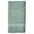 thumbnail image 1 of Better Homes & Gardens Signature Soft Cotton Popcorn Textured Bath Sheet, Green River, 1 of 13