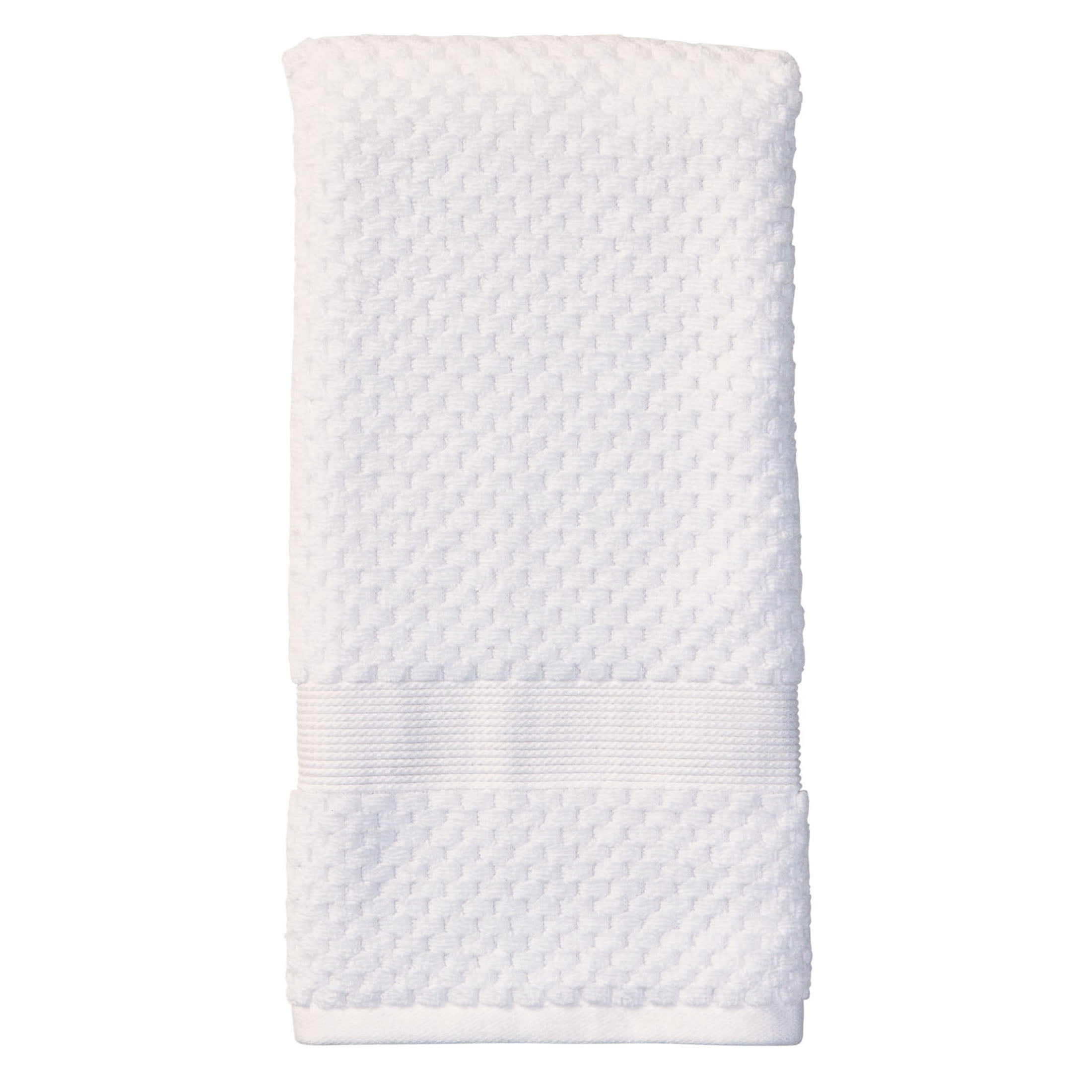 Better Homes & Gardens Signature Soft Popcorn Texture Hand Towel, Arctic White - Walmart.com