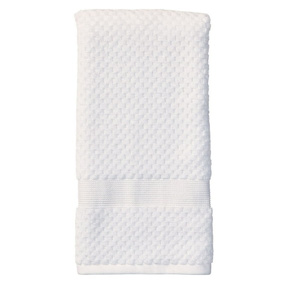 Better Homes & Gardens Signature Soft Cotton Popcorn Textured Hand Towel, Arctic White
