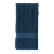 Better Homes & Gardens Signature Soft Cotton Popcorn Textured Hand Towel, Blue Admiral