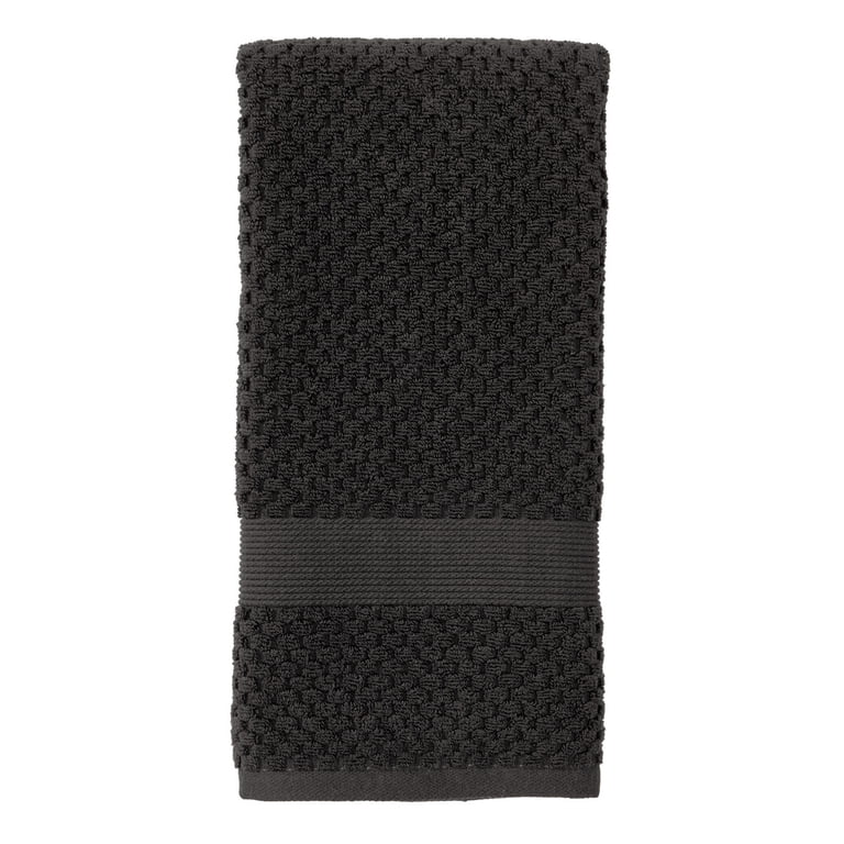 Better Homes & Gardens Soft Popcorn Texture Hand Towel Grey Shadow