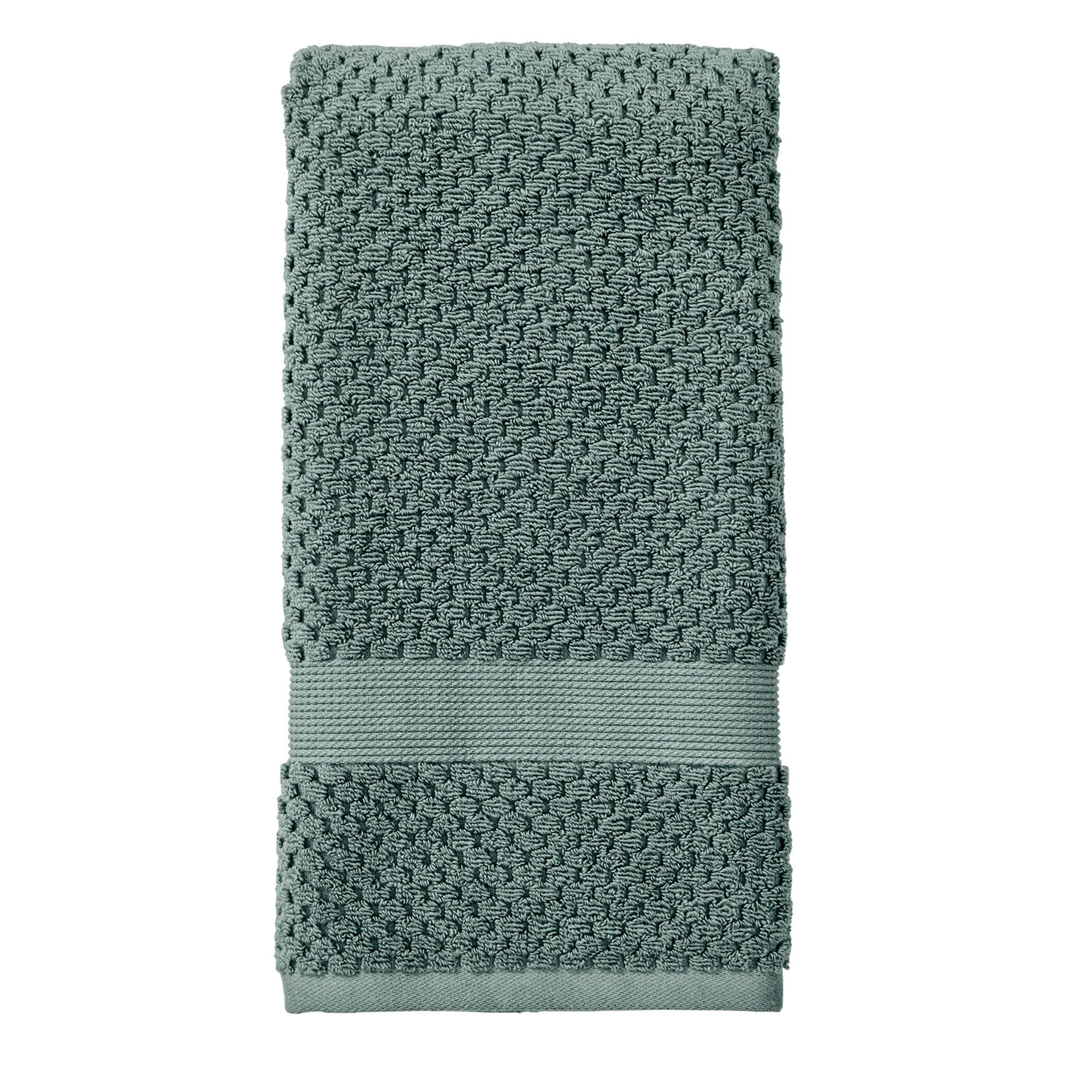 Better Homes & Gardens Signature Soft Cotton Popcorn Textured Hand Towel, Nimbus Blue - Walmart.com