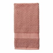 Better Homes & Gardens Signature Soft Cotton Popcorn Textured Hand Towel, Old Rose