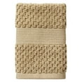 thumbnail image 1 of Better Homes & Gardens Signature Soft Cotton Popcorn Textured Washcloth, Almond Biscuit, 1 of 13