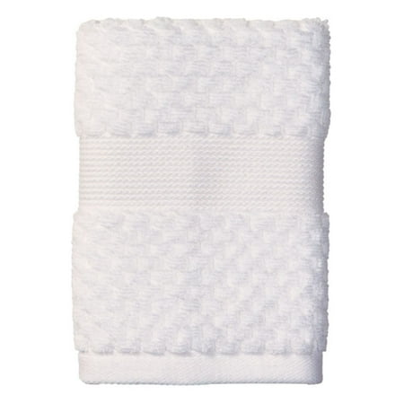 Better Homes & Gardens Signature Soft Popcorn Texture Washcloth, Arctic White