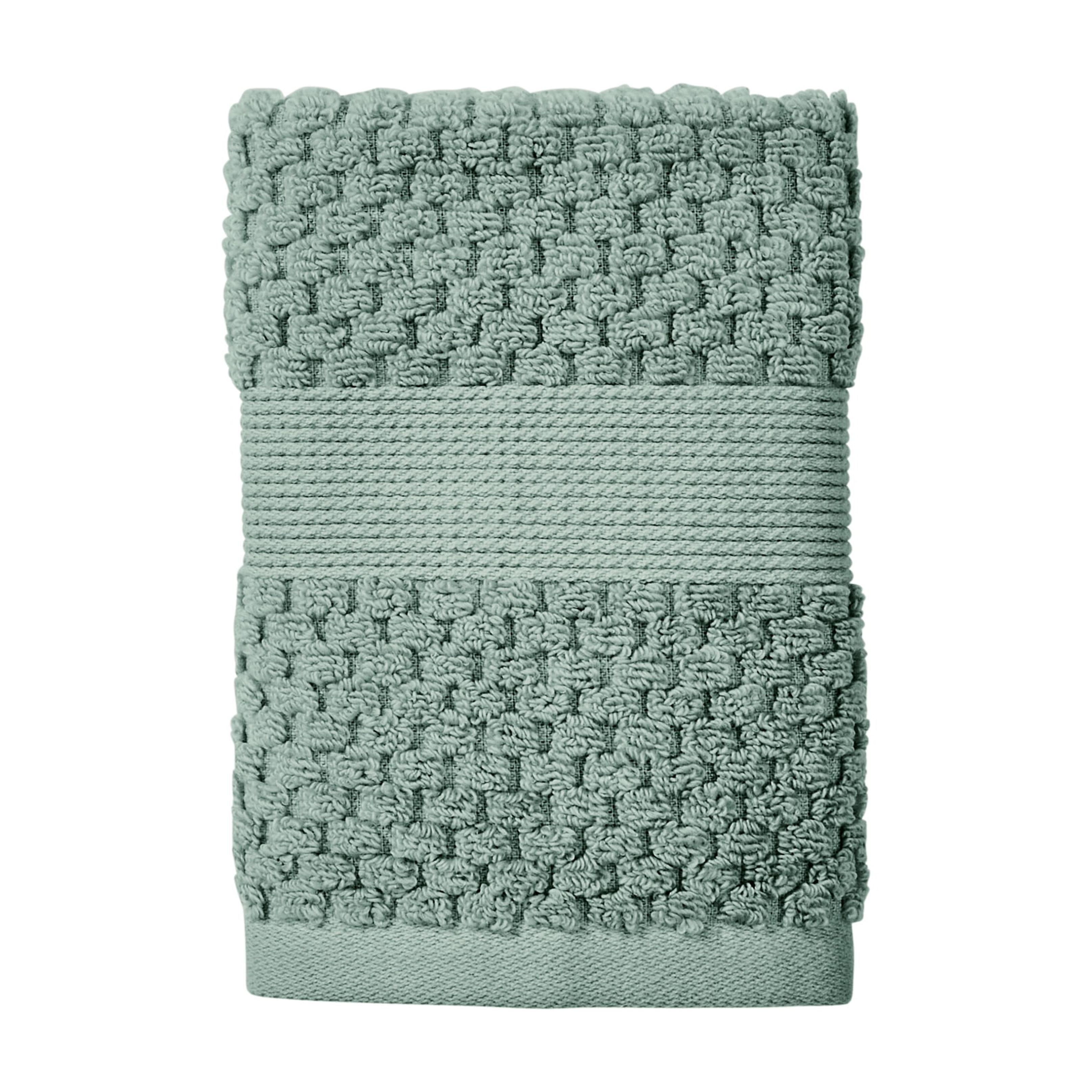 Better Homes Gardens Signature Soft Popcorn Texture Hand Towel Green River