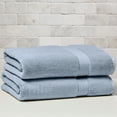thumbnail image 1 of Better Homes & Gardens Signature Soft Solid Cotton 2 Piece Bath Sheet Set,Blue Water, 1 of 13