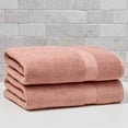 thumbnail image 1 of Better Homes & Gardens Signature Soft Solid Cotton 2 Piece Bath Sheet Set,Old Rose, 1 of 13