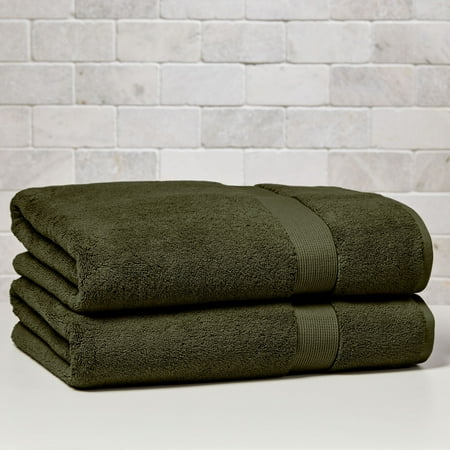 Better Homes & Gardens Signature Soft Solid Cotton 2 Piece Bath Sheet Set,Sea Turtle