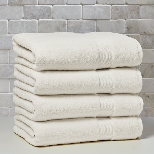 Better Homes & Gardens Signature Soft Solid 4 Piece Bath Towel Set