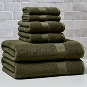 Better Homes & Gardens Signature Soft Solid Cotton 6 Piece Bath Towel Set,Sea Turtle