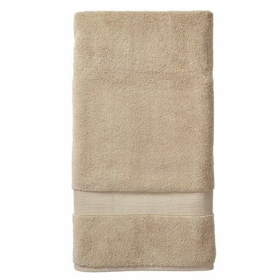 Better Homes & Gardens Signature Soft Solid Cotton Bath Sheet, Almond Biscuit