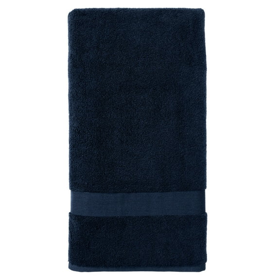 Better Homes & Gardens Signature Soft Solid Cotton Bath Sheet, Blue Admiral