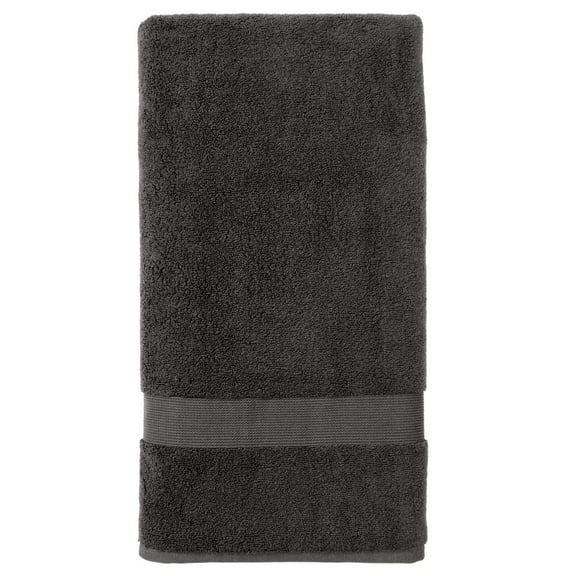 Better Homes & Gardens Signature Soft Solid Bath Sheet, Grey Shadow