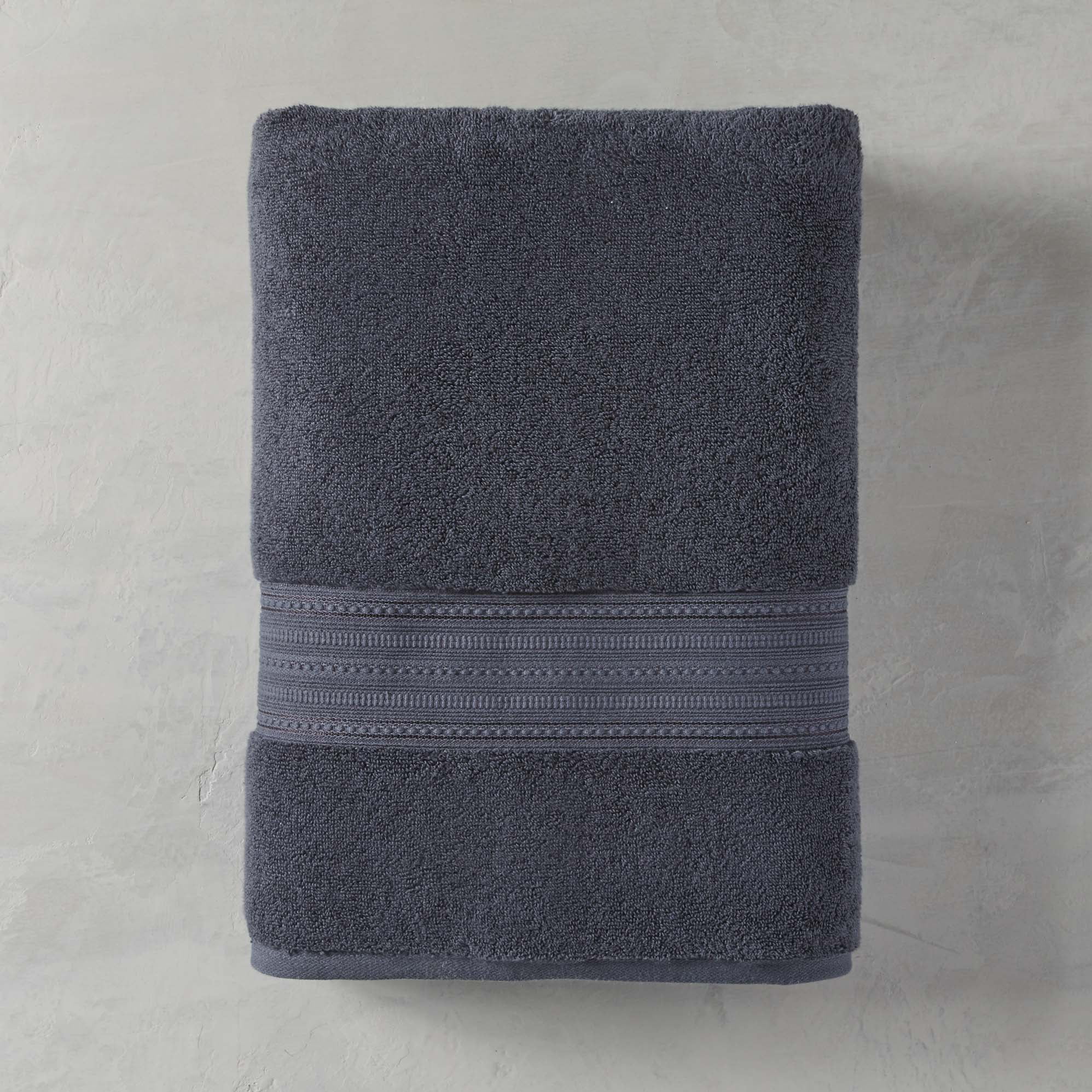 Better Homes & Gardens Signature Soft Solid Bath Sheet, Grey Shadow ...