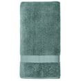thumbnail interactive-video image 1 of Better Homes & Gardens Signature Soft Solid Cotton Bath Sheet, Nimbus Blue, 1 of 14