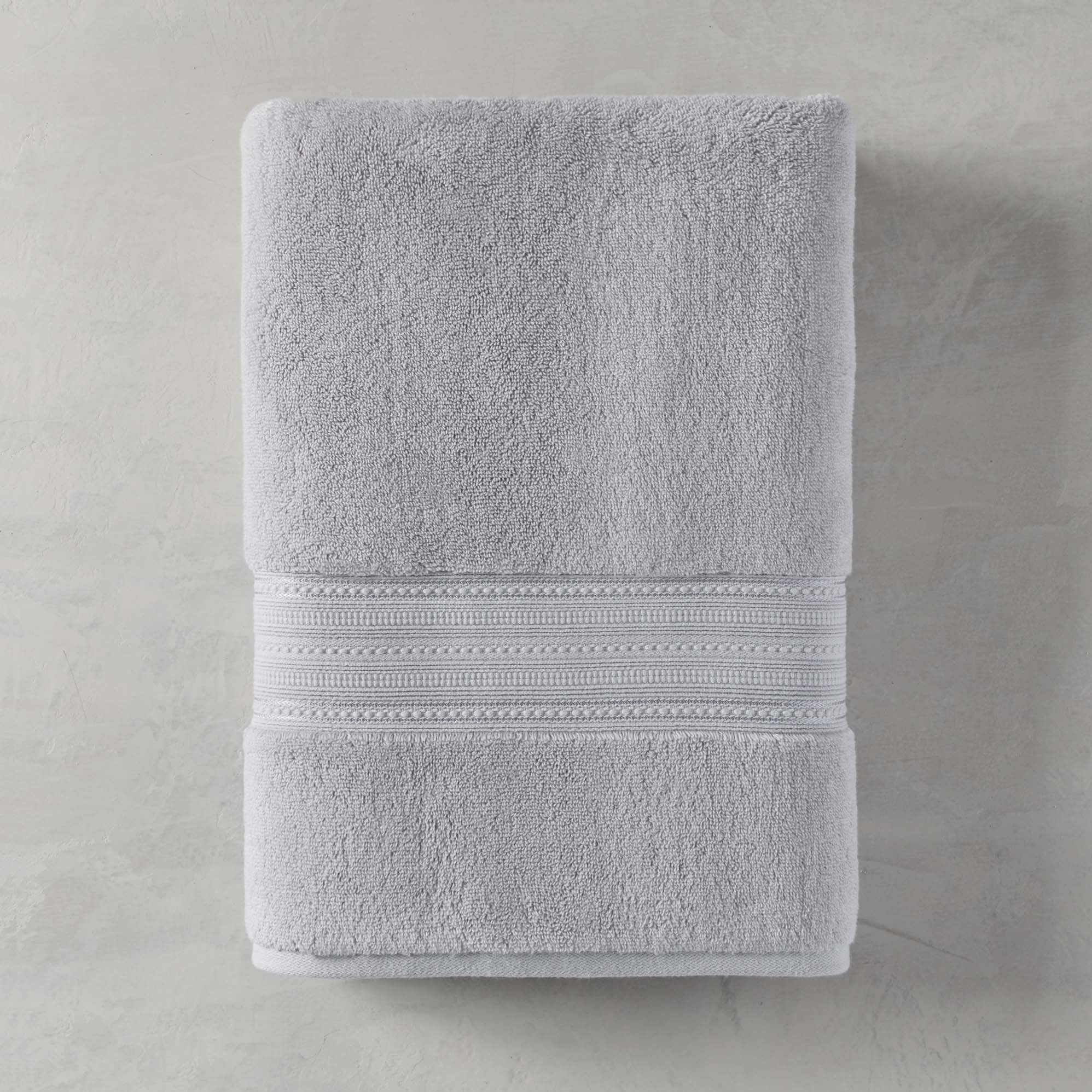 Better Homes & Gardens Signature Soft Solid Bath Sheet, Soft Silver - Walmart.com