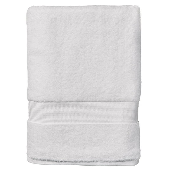 Better Homes & Gardens Signature Soft Solid Cotton Bath Towel, Arctic White