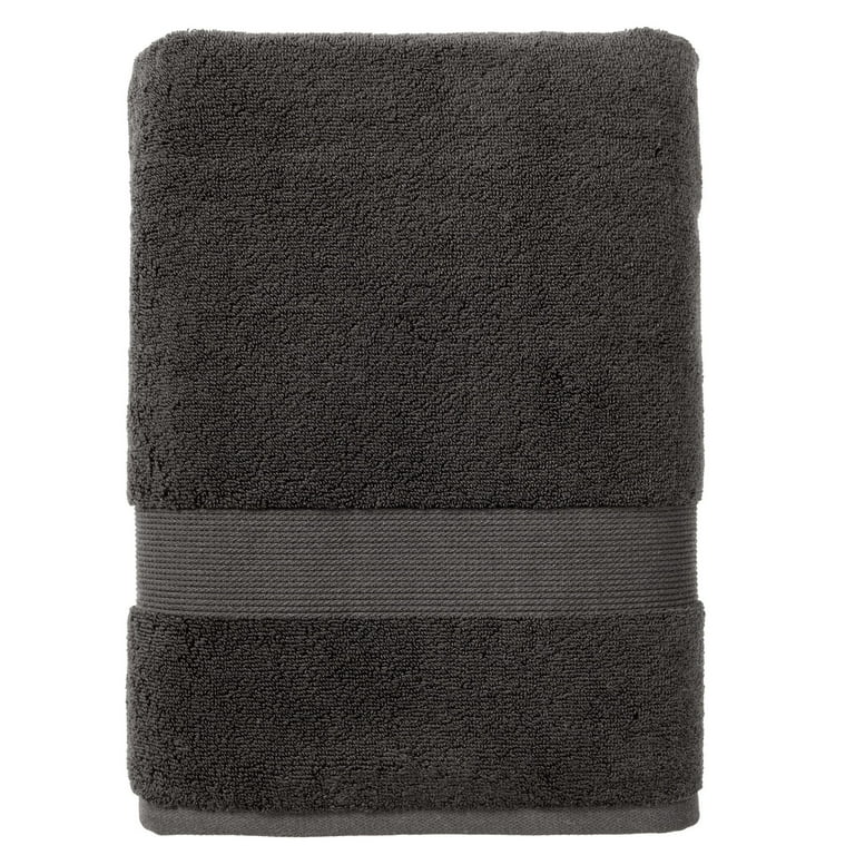 Better Homes Gardens Signature Soft Solid Bath Towel Grey Shadow
