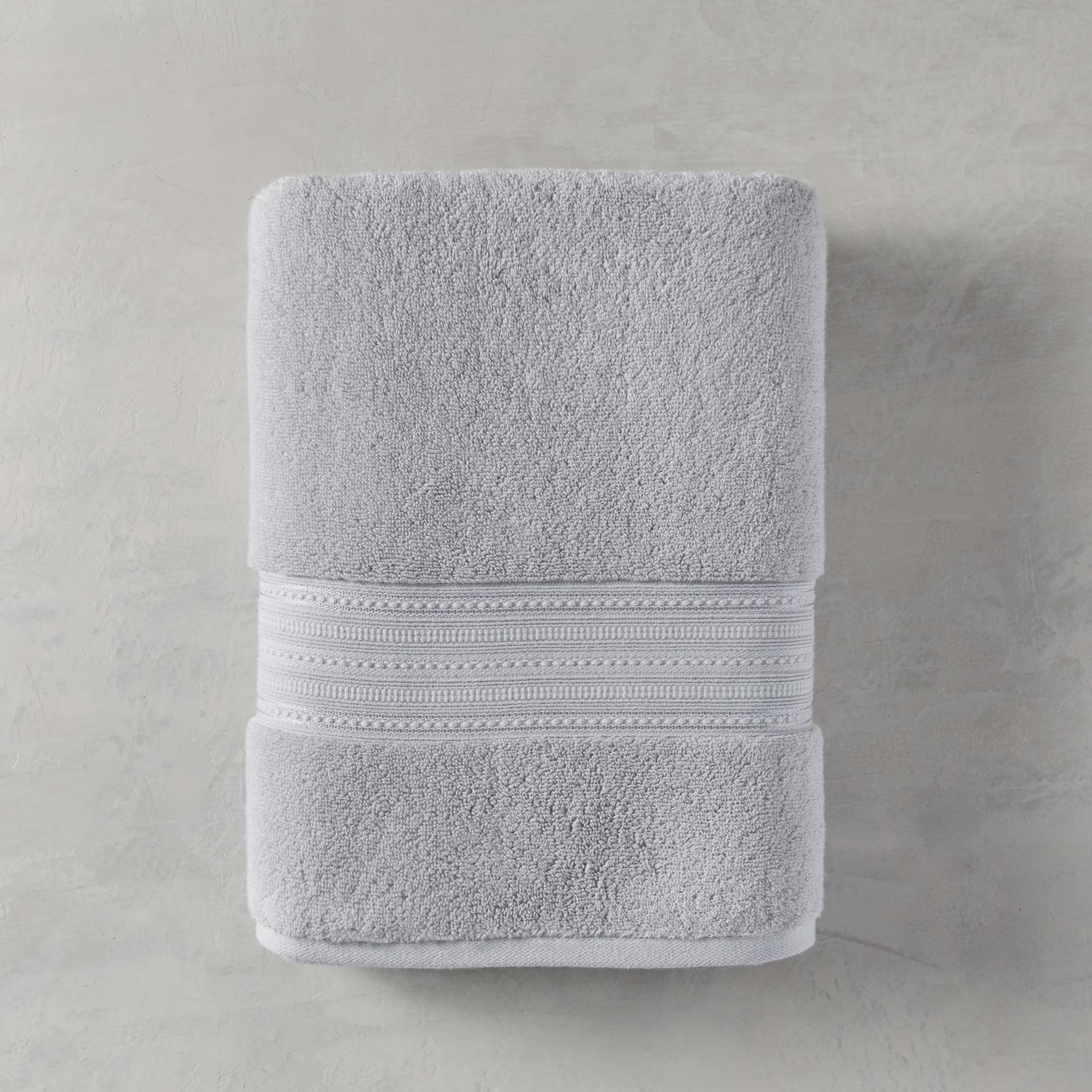 Better Homes & Gardens Signature Soft Solid Bath Towel, Soft Silver - Walmart.com