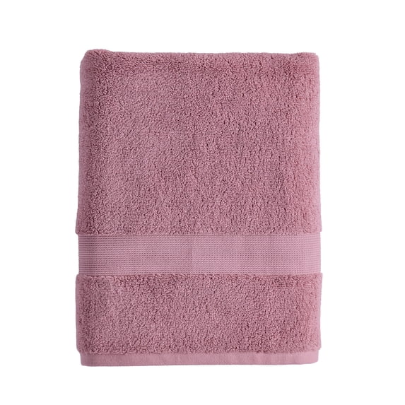 Better Homes & Gardens Signature Soft Solid Cotton Bath Towel, Violet Gem