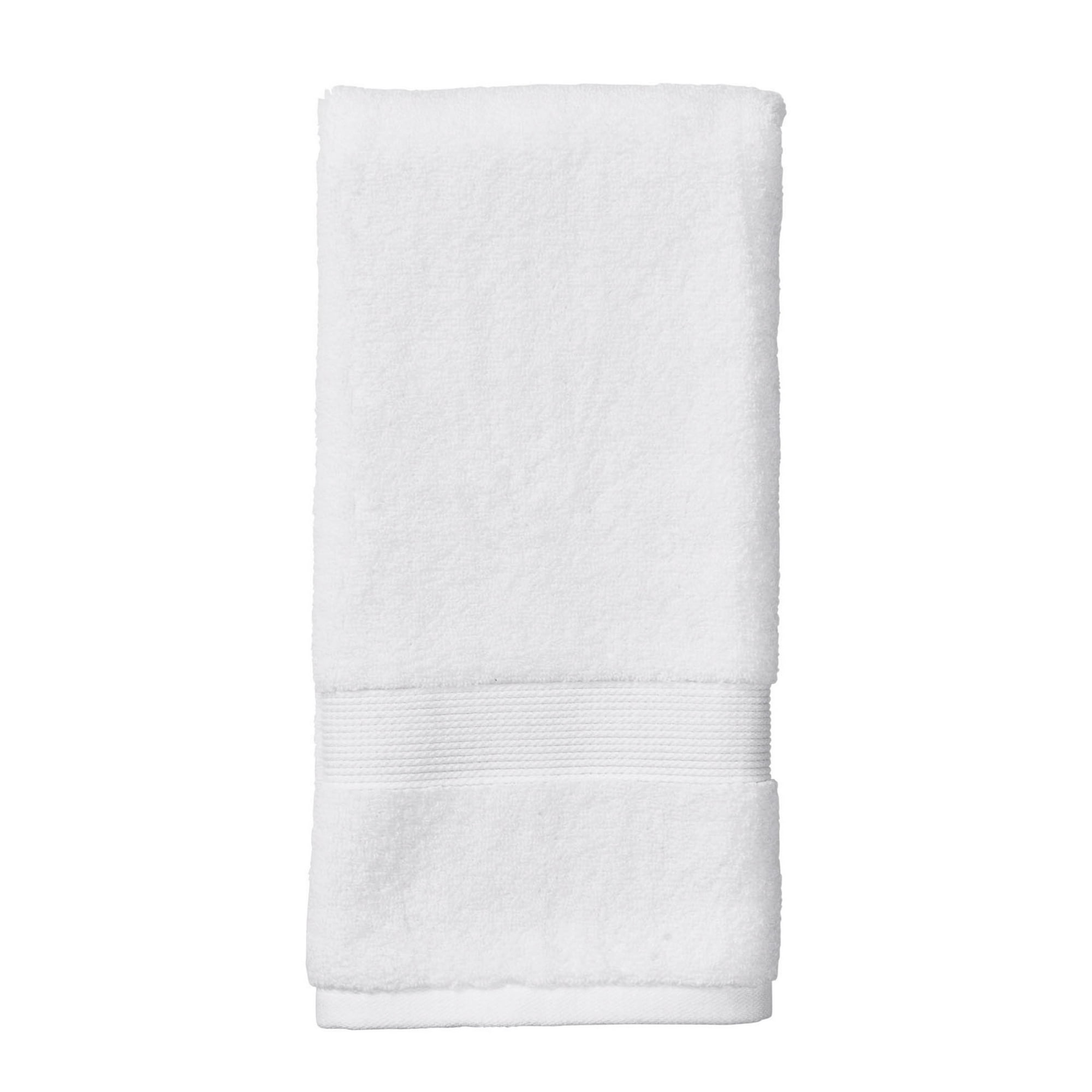 Better Homes & Gardens Signature Soft Solid Cotton Hand Towel, Arctic White