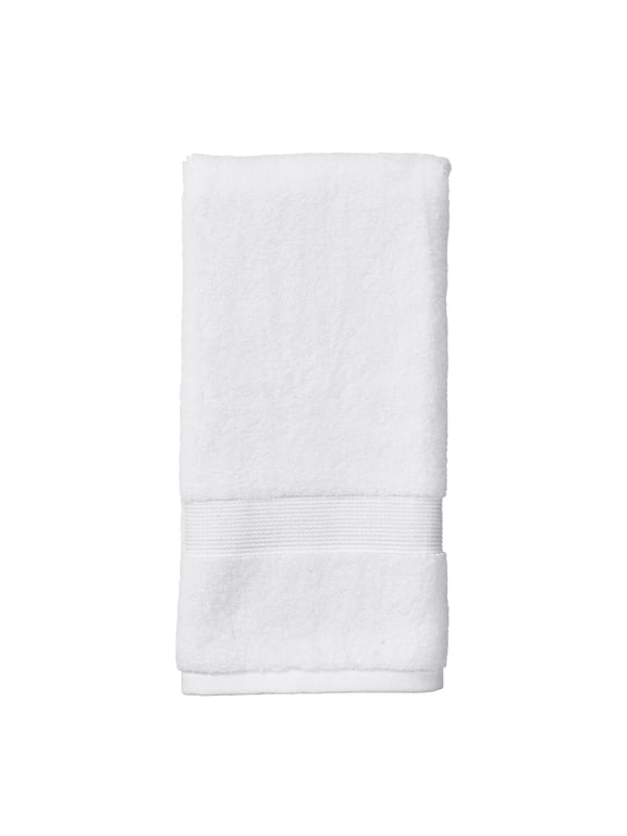 Signature Soft Solid Cotton Hand Towel, Arctic White