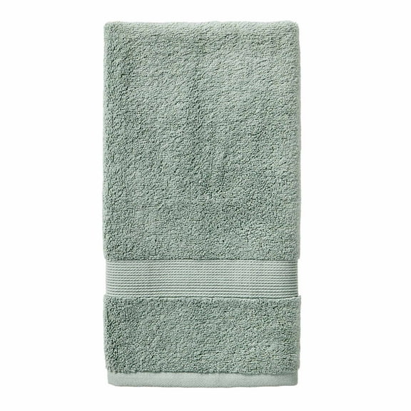 Better Homes & Gardens Signature Soft Solid Cotton Hand Towel, Green River