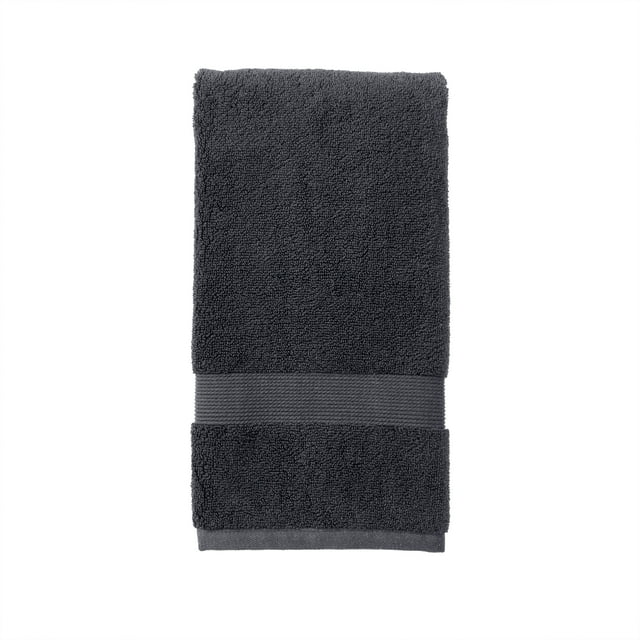 Better Homes & Gardens Signature Soft Solid Hand Towel, Grey Shadow