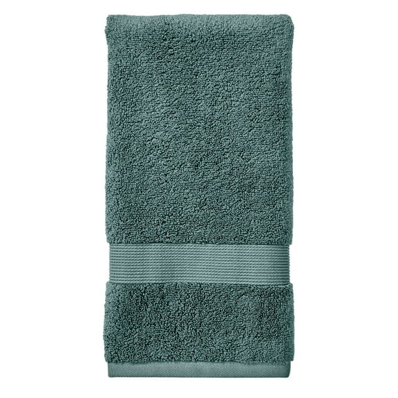 Better Homes & Gardens Signature Soft Solid Cotton Hand Towel, Nimbus Blue