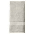 thumbnail image 1 of Better Homes & Gardens Signature Soft Solid Cotton Hand Towel, Soft Silver, 1 of 14