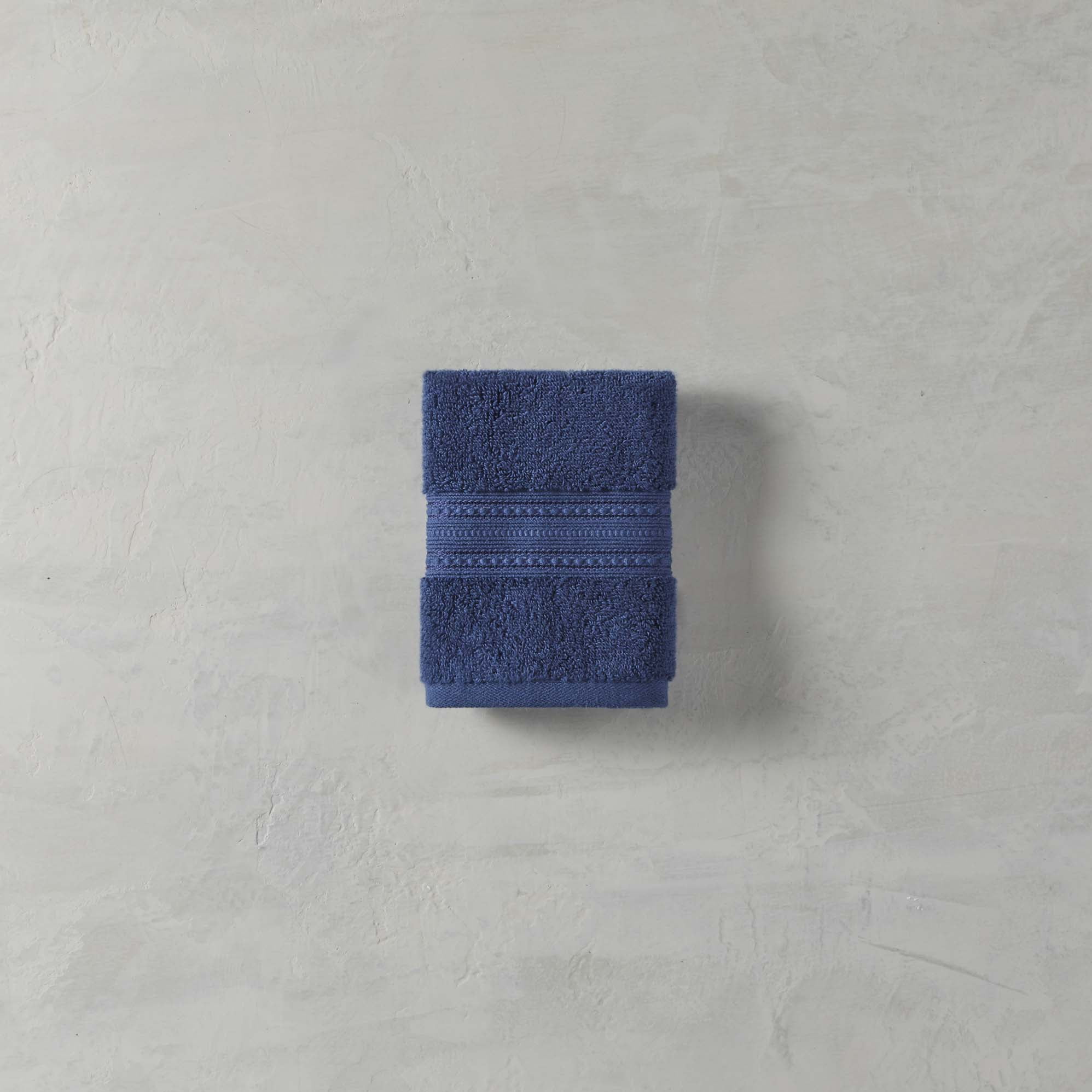 Better Homes & Gardens Signature Soft Solid Cotton Washcloth, Blue Admiral