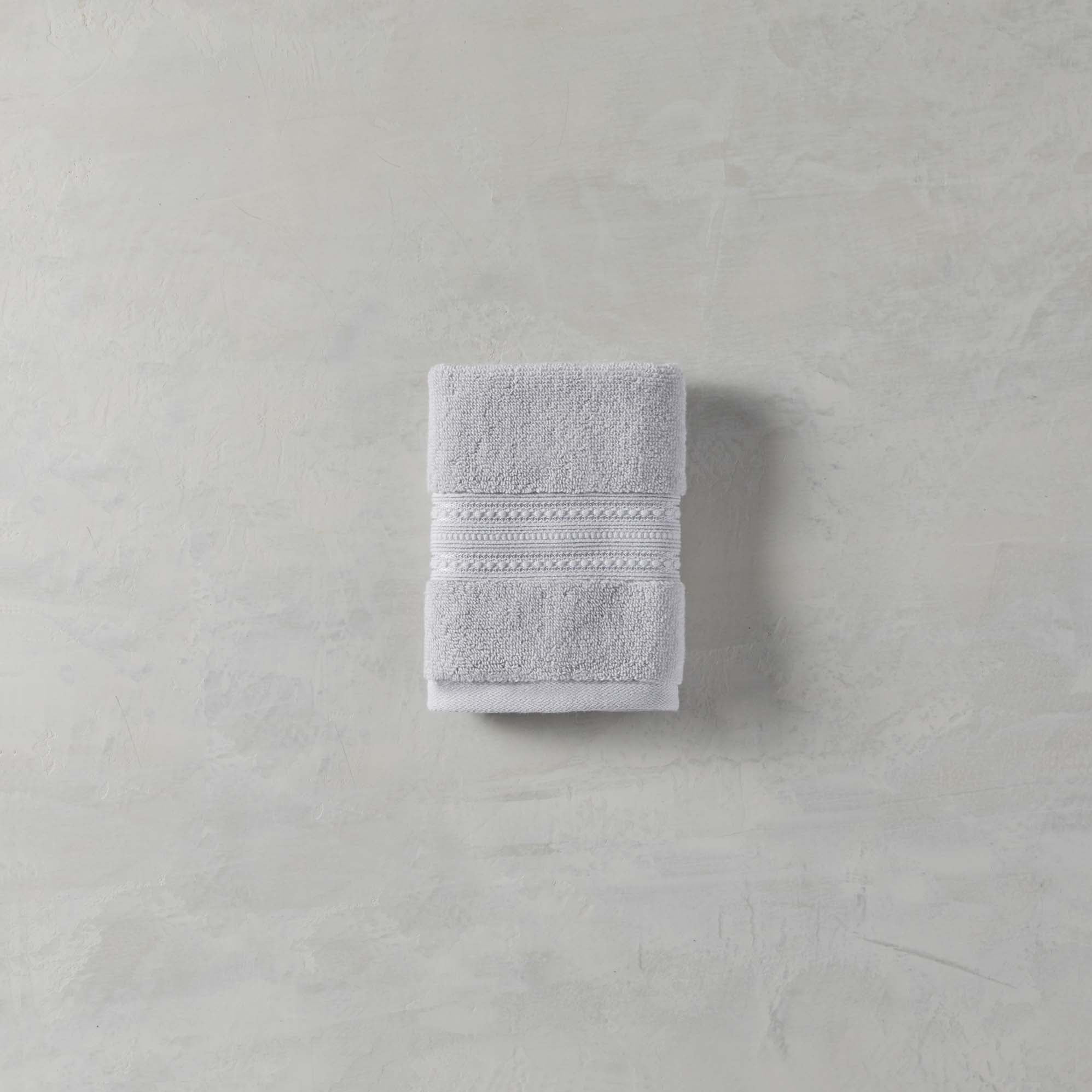 Better Homes & Gardens Signature Soft Solid Washcloth, Soft Silver - Walmart.com