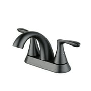 Better Homes & Gardens Simple Flair 4" Centerset Bathroom Faucet in Matte Black