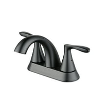 Better Homes & Gardens Simple Flair 4" Centerset Bathroom Faucet in Matte Black