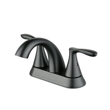Better Homes & Gardens Simple Flair 4" Centerset Bathroom Faucet in Matte Black