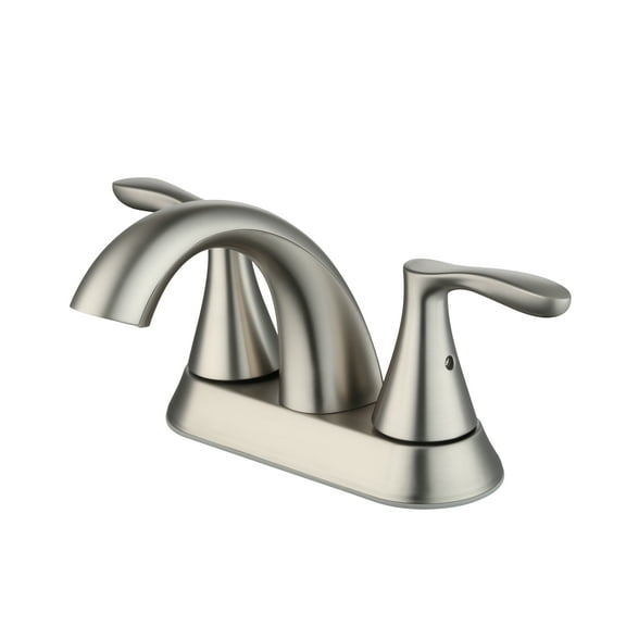 Better Homes & Gardens Simple Flair 4" Centerset Bathroom Faucet in Satin Nickel