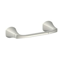 Better Homes & Gardens Simple Flare Style Wall Mount Toilet Paper Holder in Satin Nickel Finish