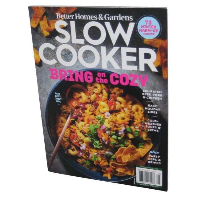 Better Homes & Gardens Slow Cooker Bring On The Cozy Magazine Book