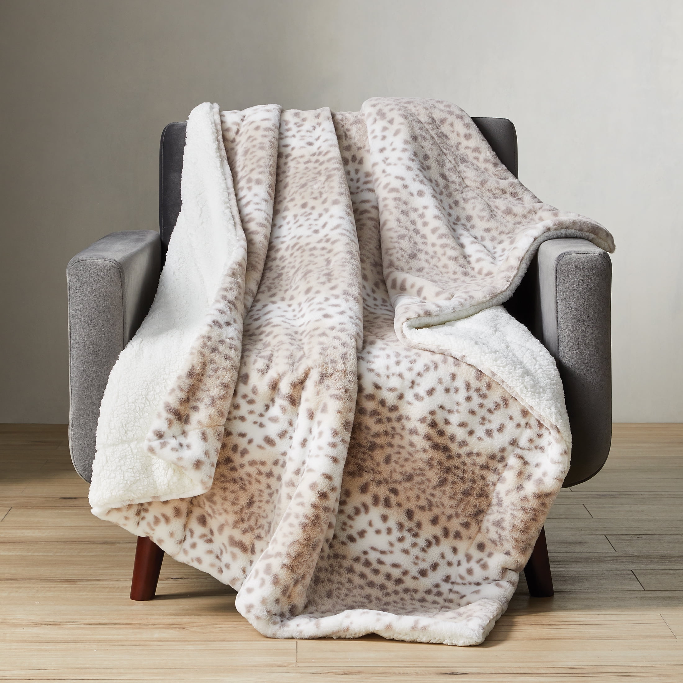 Better Homes Gardens Snow Leopard Faux Fur And Sherpa Throw Beige better-homes-gardens-snow-leopard-faux-fur-and-sherpa-throw-beige