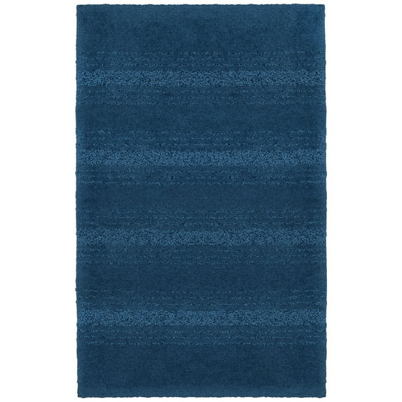 Better Homes & Gardens Solid Baltic Blue Nylon Bathroom Rug, 20"x32" - 1 Each